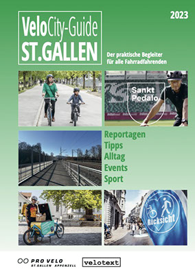 Titeöseite des VeloCity-Guide St.Gallen 2023